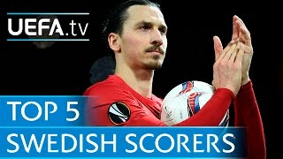 Zlatan Ibrahimović Henrik Larsson and more Swedish goalscoring greats [upl. by Edithe]