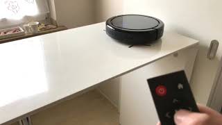 vacuum cleaning robot Saugrobotor Finether i8 Robot Test amp Review [upl. by Ailegave]