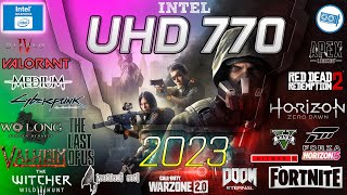 i713700K IGPU TEST  Intel UHD 770 in 15 GAMES  20232024 [upl. by Nareik]