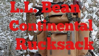 LL Bean Continental Rucksack Bushcraft Gear [upl. by Delorenzo]