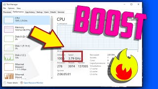 How to Boost Processor or CPU Speed in Windows 10 For Free 3 Tips [upl. by Rew]