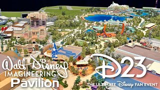 Imagineering Behind the Dreams Pavilion  D23 The Ultimate Disney Fan Event [upl. by Gervase237]