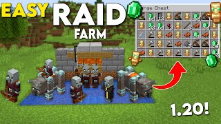 Easiest Raid Farm in Minecraft 121 Bedrock  Java [upl. by Aylward]