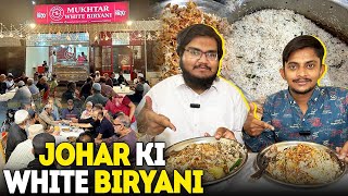 Johar Main Agai White Biryani  Best Beef White Biryani in Karachi  Rehman Vlogs [upl. by Stoops]