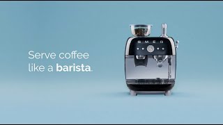 The Smeg Manual Espresso Coffee Machine  Barista Style Coffee [upl. by Beaulieu]