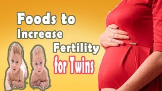 Foods to Increase Fertility for Twins  Top 7 Foods for Increasing Your Fertility [upl. by Ahsekar]