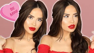 SUPER EASY VALENTINE DAY MAKEUP  iluvsarahii [upl. by Higley]