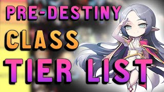 Maplestory PreDestiny FULL Class Tierlist 2022 [upl. by Jo-Ann]