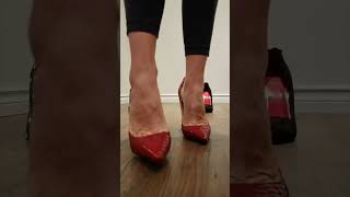 1 2 or 3 High Heels Try On [upl. by Duck]