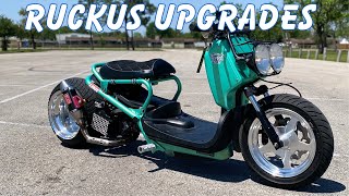 Honda Ruckus Upgrades [upl. by Carbrey]