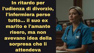 In ritardo al divorzio infermiera perse tutto Ex e amante risero ignari della sorpresa [upl. by Cupo]