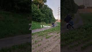 Yamaha 🔥dt 125 Ginelli Sportauspuff Enduro 2 Takter Cross Moped Tunnig [upl. by Yennej]