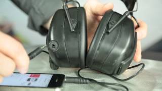 Radians AMFM digital tuning electronic earmuff with LCD display [upl. by Lahpos]