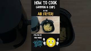 Air Fryer Gammon And Chips shorts [upl. by Charles]