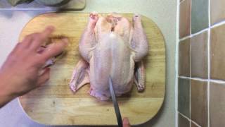 How To Portion A Whole Chicken  Butchering A Whole Chicken [upl. by Hpseoj243]