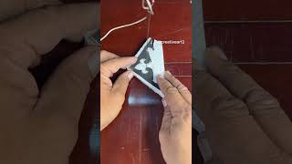 thermocol disign cutting tricks for ganpati decoration  shorts [upl. by Dilks]