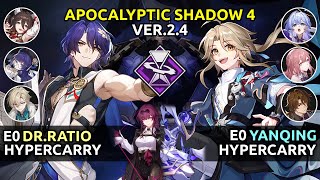 E0 DrRatio amp E0 Yanqing  Apocalyptic Shadow 4  Honkai Star Rail 24 [upl. by Jordison]