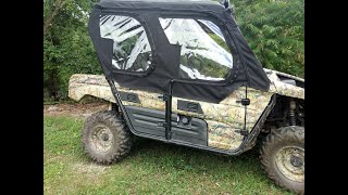 Kawasaki Teryx 4 Full Cab Enclosure installation instructions [upl. by Ramat]