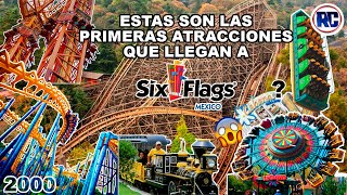 Estas son las PRIMERAS ATRACCIONES que llegaron a SIX FLAGS MÉXICO [upl. by Yroggerg]