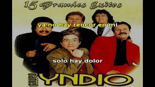 HERIDA DE AMOR KARAOKE GRUPO INDIO [upl. by Anawek]