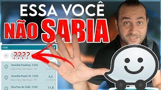 5 DICAS do WAZE que quase NINGUÉM SABE [upl. by Nudnarb]