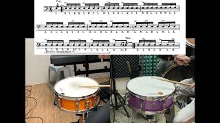 Solo 24  Charley Wilcoxon  150 Rudimental Solos [upl. by Steve786]