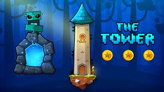 THE TOWER 100 CON MONEDAS  GEOMETRY DASH [upl. by Thgiled]