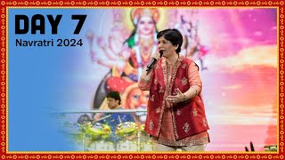 Falguni Pathaks Navratri Utsav 2024  Day 7 [upl. by Malin]