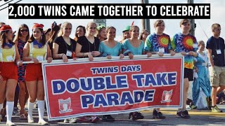 Twins Days Festival Held In Twinsburg Ohio 2023 [upl. by Clementine105]