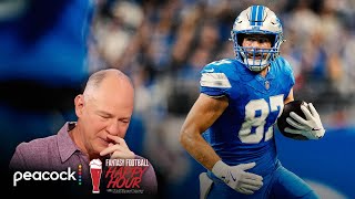 Sam LaPorta Michael Pittman Jr disappoint in Week 2  Fantasy Football Happy Hour  NFL on NBC [upl. by Gladys320]