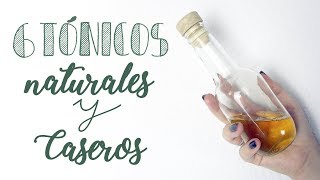 6 TÓNICOS faciales CASEROS y NATURALES  Belleza ZERO WASTE [upl. by Kleinstein]