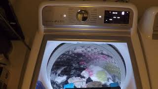 LG Top Load Washer with Turbowash Technology Complete Wash Cycle [upl. by Icak982]