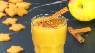 Rozgrzewające smoothie szarlotkowe [upl. by Ellevehc877]