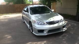 Toyota camry 2005 custom body kit [upl. by Leinad954]