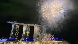 Singapore NDP rehearsal fireworks 2022 [upl. by Lib]