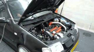 Vw Polo 6n2 GTI 16 16v turbo Dyno 273hp [upl. by Nahoj487]