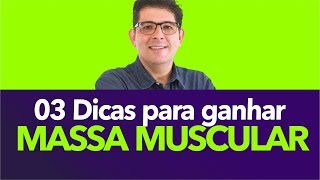 Três suplementos indispensáveis para o ganho de MASSA MUSCULAR  Dr Juliano Teles [upl. by Alur814]