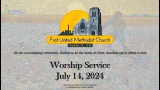 Live Worship Service First UMC Pueblo [upl. by Crispin]