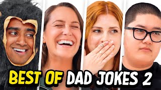 Dad Jokes  Dont laugh Challenge  Best Moments 2  Raise Your Spirits [upl. by Yelrehs]