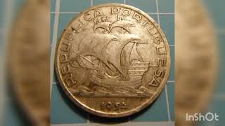 1954 Portugal 10 Escudos coins [upl. by Philpot]