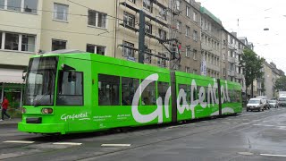 Sound Straßenbahn DuewagSiemens NF6  2133  Rheinbahn AG Düsseldorf [upl. by Flosser529]