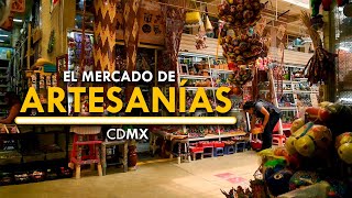 El MERCADO de ARTESANÍAS en la CIUDADELA  CDMX  Qué Chido [upl. by Eceirtal]