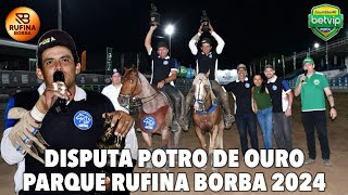 VEJA QUEM FOI O CAMPEÃO DA DISPUTA POTRO DE OURO NA VAQUEJADA DO PARQUE RUFINA BORBA EM BEZERROSPE [upl. by Wendi878]