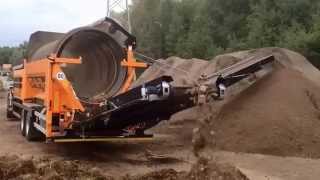 Trommel Screen  Doppstadt SM518 Plus Topsoil Application [upl. by Nadaba388]