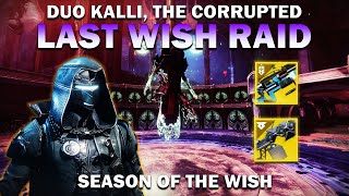 Destiny 2  Duo Kalli the Corrupted with Grand Overture and Sleeper Simulant Last Wish Raid Boss [upl. by Euqinor]