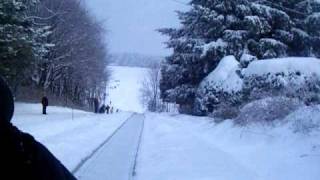 Toboggan sled ride Eagles Mere Pa 13011 [upl. by Johnsten]