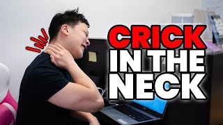 Crick in the neck  How to fix neck pain from sleeping weird [upl. by Groark]