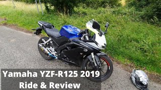 Yamaha YZFR125 2019 Review and Ride 2 [upl. by Ydnar712]