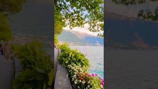 Montreux in The Evening 🇨🇭shortsfeed switzerland montreux vaud europe [upl. by Keil]