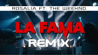 ROSALÍA FtThe Weeknd  La Fama rjmussic Remix [upl. by Ahtiekahs]